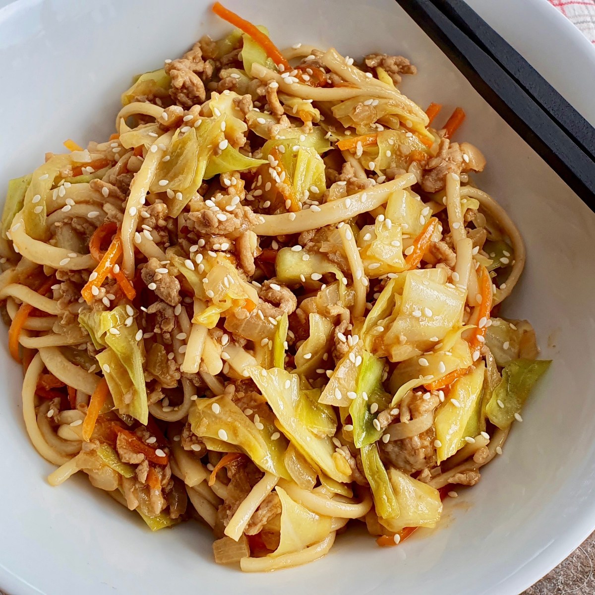 Chicken Udon Stir-Fry