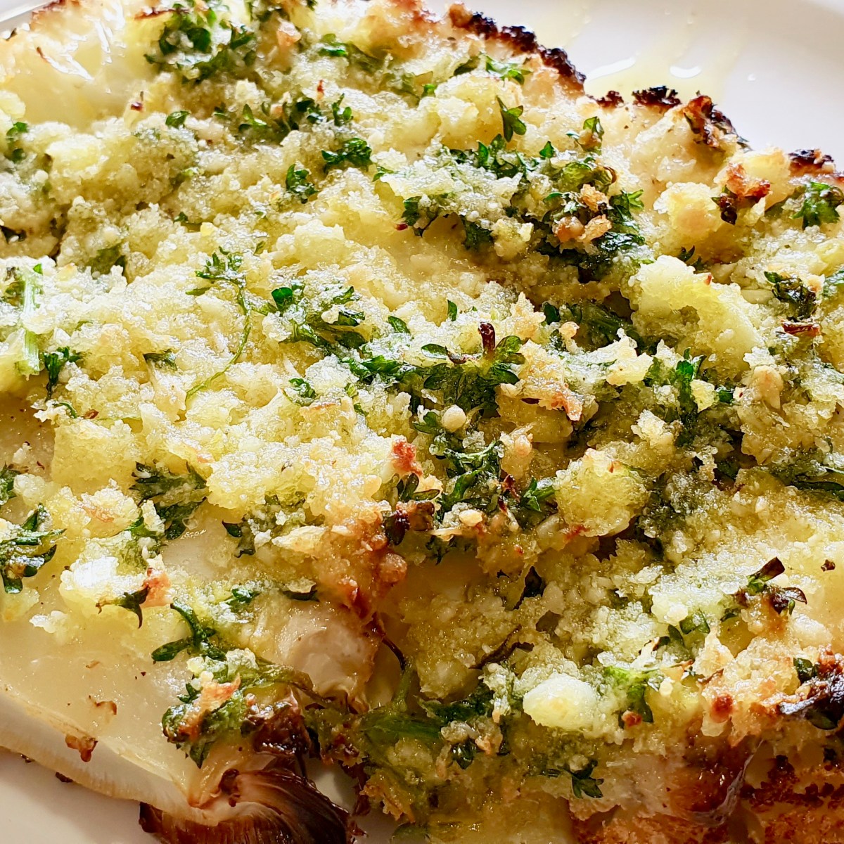 Parmesan-Crusted Cauliflower Steak