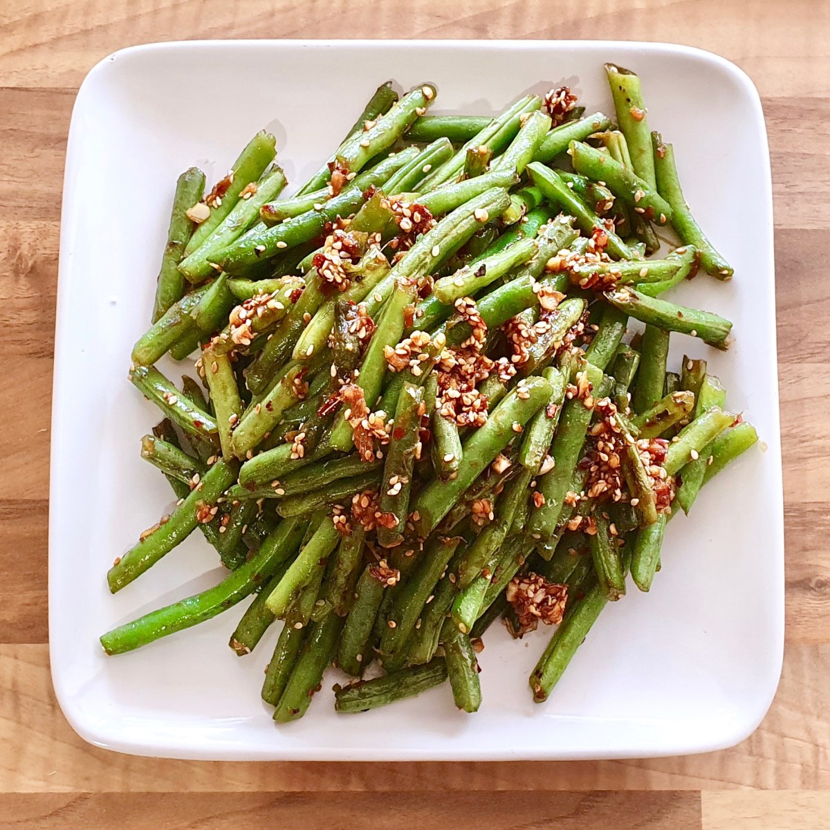 Spicy Garlic Miso Green&nbsp;Beans