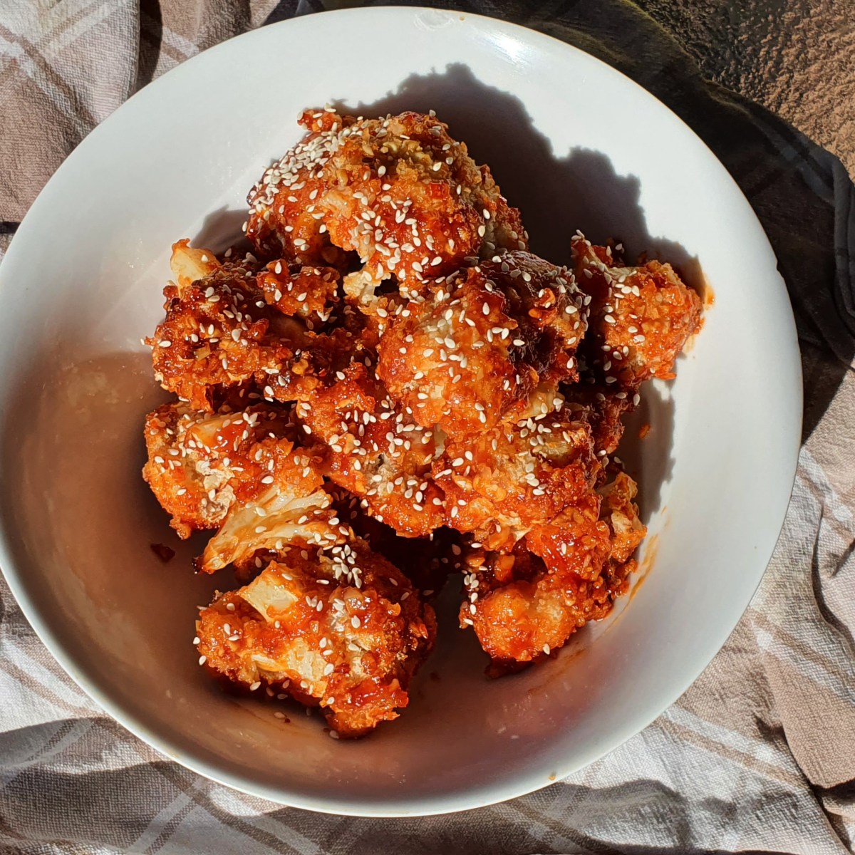 Not KFC: KBC – Korean Baked Cauliflower in a Sticky Sweet & Spicy&nbsp;Sauce