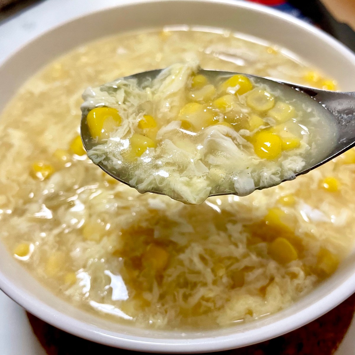 Corn Egg Drop Soup&nbsp;(玉米蛋花湯)