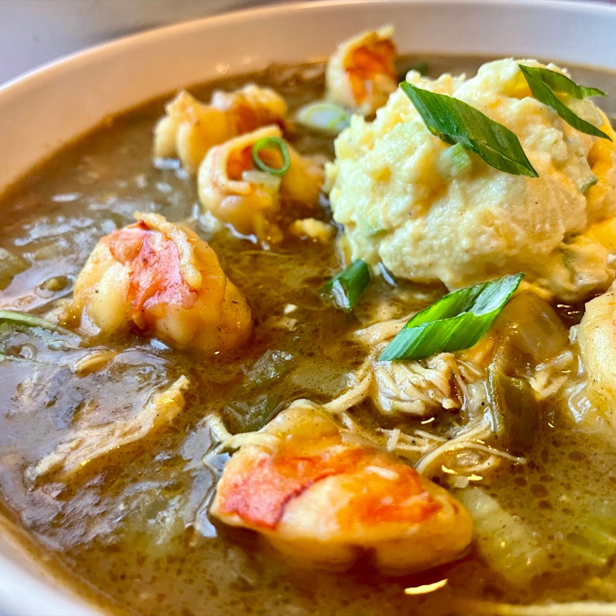 Cajun Chicken, Shrimp, and Andouille Sausage&nbsp;Gumbo