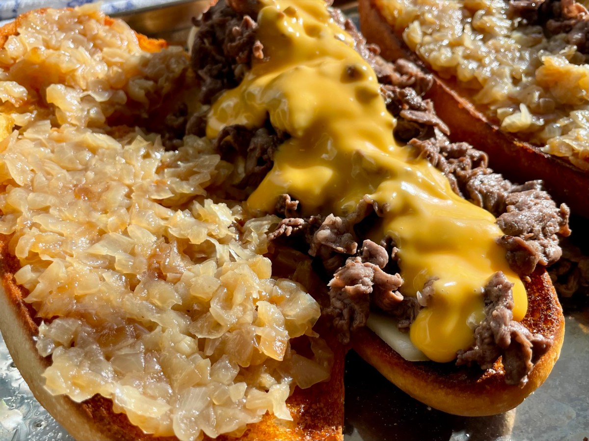 Philly Cheesesteak – “Whiz Wit Mushrooms”