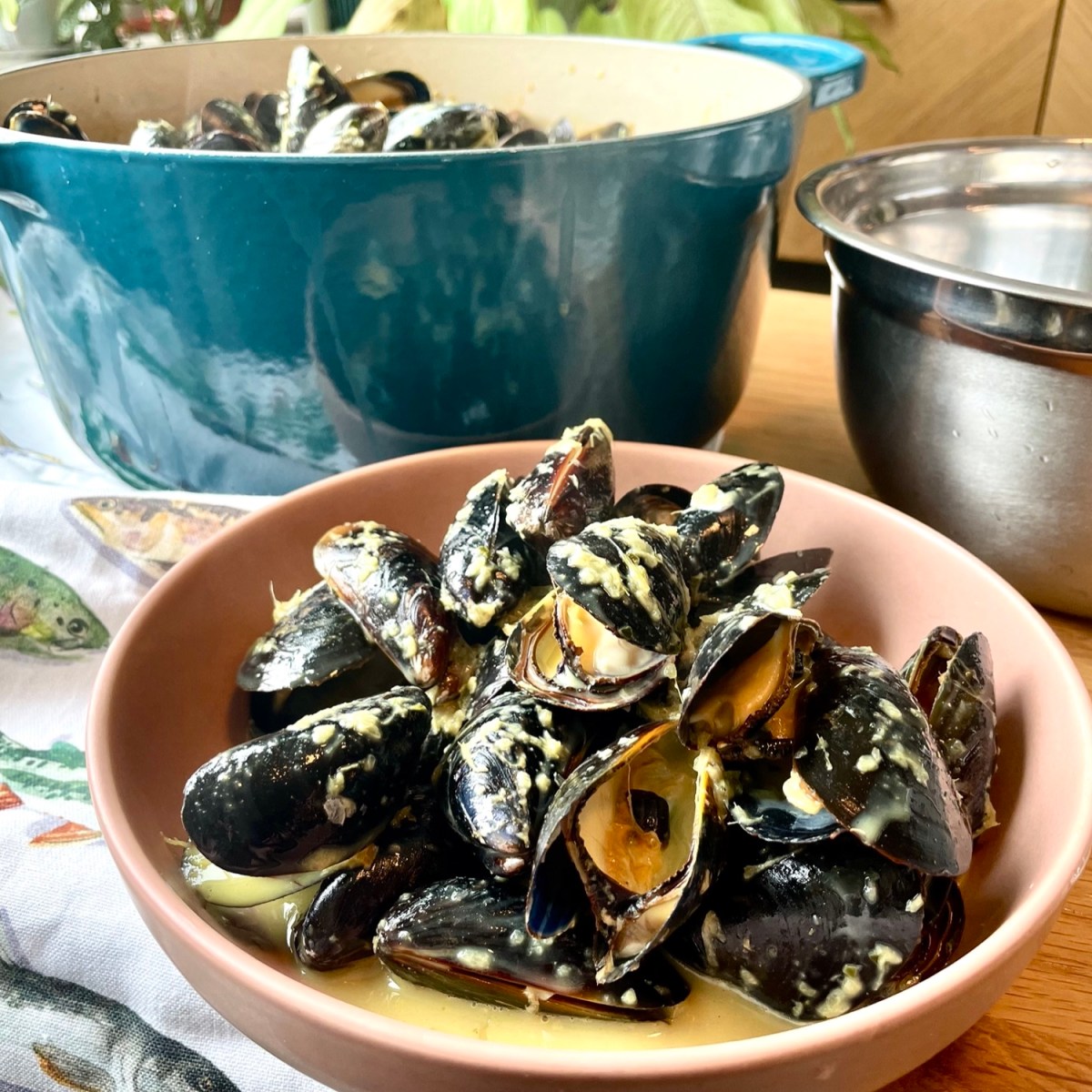Green Curry Mussels